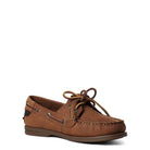 Ariat Antigua Ladies Deck Shoe - Walnut - William Powell