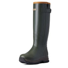 Ariat Burford Neoprene Full Zip Ladies Wellington Boot - Olive - William Powell