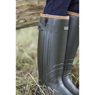 Ariat Burford Neoprene Full Zip Ladies Wellington Boot - Olive - William Powell