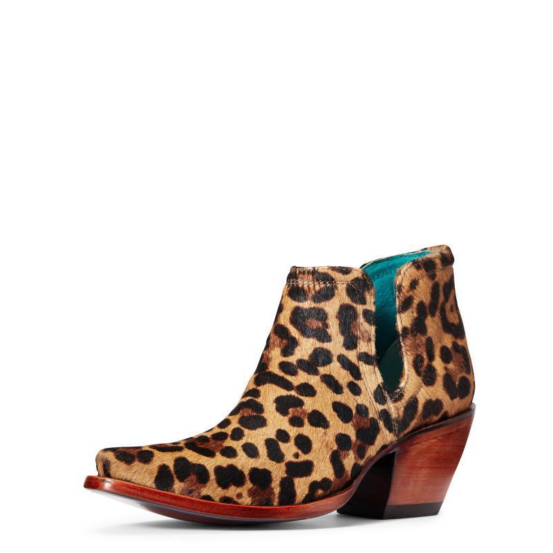 Ariat Dixon Haircalf Ladies Ankle Boot - Leopard Hair - William Powell