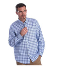 Barbour Abberton Regular Fit Mens Shirt - Blue - William Powell