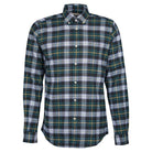 Barbour Alderton Mens Tailored Shirt - Green - William Powell