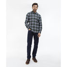 Barbour Alderton Mens Tailored Shirt - Green - William Powell