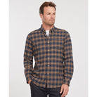 Barbour Alderton Mens Tailored Shirt - Navy - William Powell