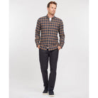 Barbour Alderton Mens Tailored Shirt - Navy - William Powell