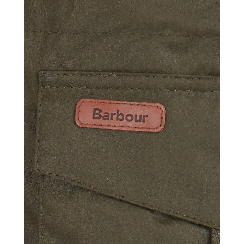 Barbour Alderton Mens Wax Jacket - Archive Olive - William Powell