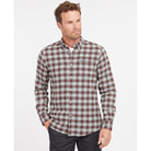 Barbour Alderton Tailored Mens Shirt - Grey Marl - William Powell