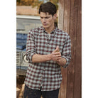 Barbour Alderton Tailored Mens Shirt - Grey Marl - William Powell