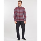 Barbour Alderton Tailored Mens Shirt - Ruby - William Powell