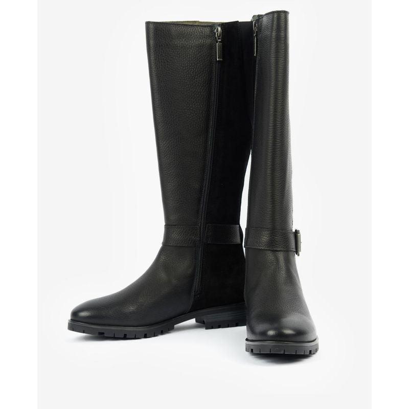 Barbour Alisha Ladies Tall Boots - Black - William Powell
