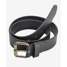 Barbour Allanton Mens Leather Belt - Black - William Powell