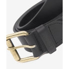 Barbour Allanton Mens Leather Belt - Black - William Powell