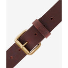 Barbour Allanton Mens Leather Belt - Brown - William Powell