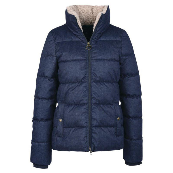 Kosha Blue Fleece Lined Puffer Jacket | Women