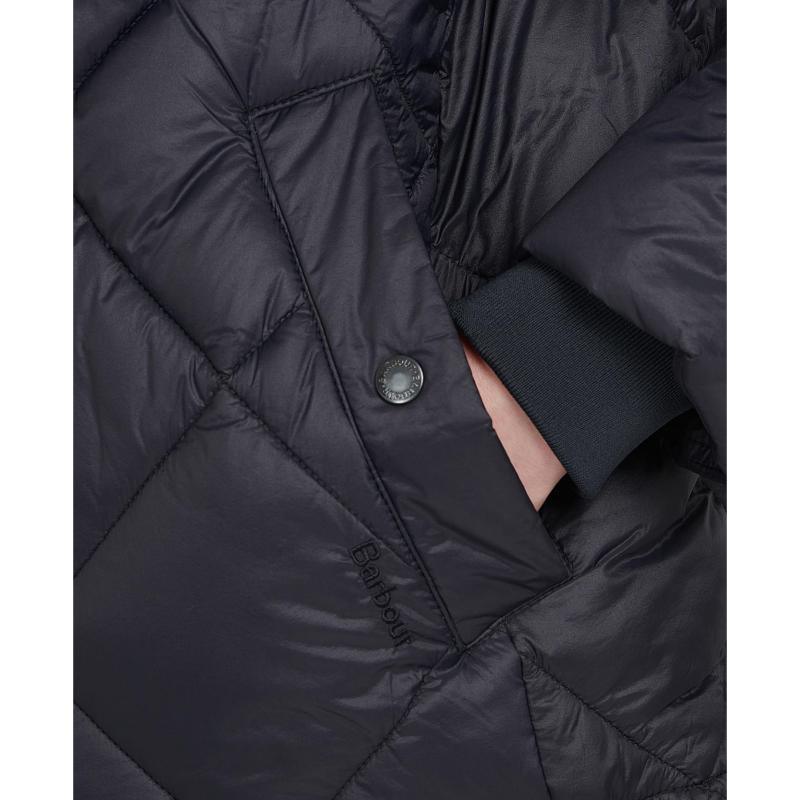 Barbour Alness Ladies Quilted Jacket - Dark Navy/Dress - William Powell