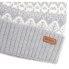 Barbour Alpine Ladies Fairisle Pom Beanie - Grey - William Powell