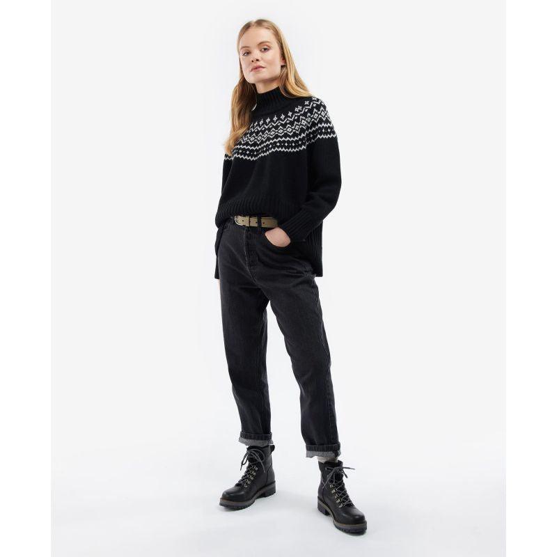 Barbour Amberley Ladies Knit - Black - William Powell