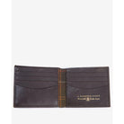 Barbour Amble Mens Leather Billfold Wallet - Dark Brown - William Powell