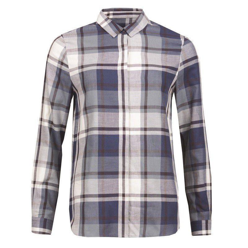 Barbour Annis Shirt - Grey/Navy - William Powell