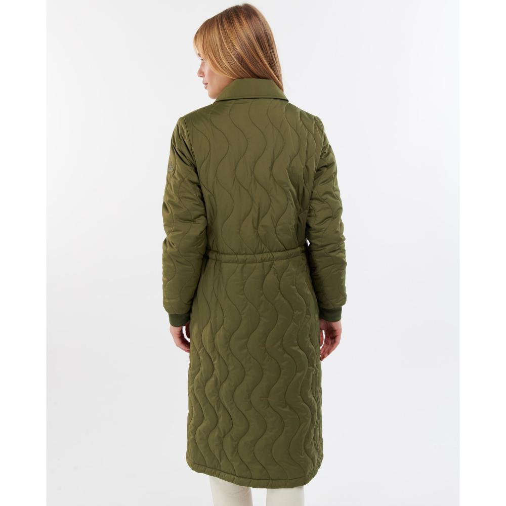 Barbour Astley Ladies Quilted Coat - Dark Moss - William Powell