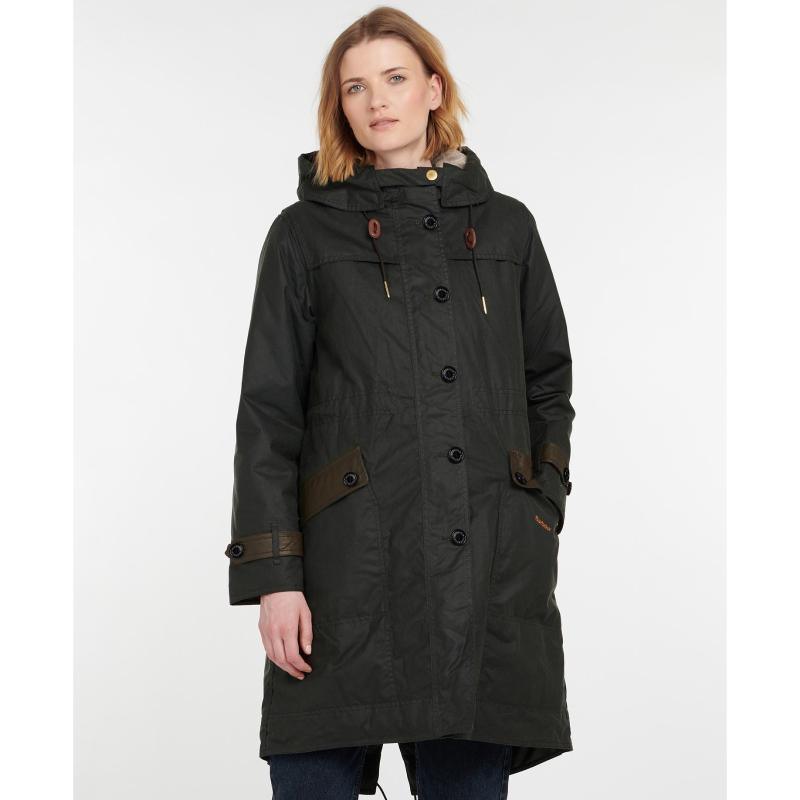 Barbour Avoch Ladies Wax Jacket - Sage/Ancient - William Powell