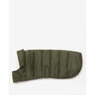 Barbour Baffle Quilt Dog Coat - Olive - William Powell