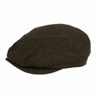 Barbour Barlow Mens Flat Cap - Olive - William Powell