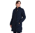 Barbour Barmack Ladies Quilted Jacket - Navy Herringbone - William Powell