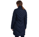 Barbour Barmack Ladies Quilted Jacket - Navy Herringbone - William Powell