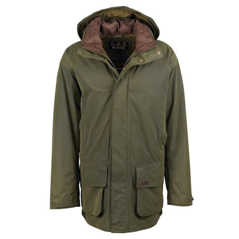 Barbour Beaconsfield Mens Waterproof Jacket - Olive - William Powell