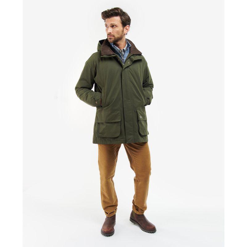 Barbour Beaconsfield Mens Waterproof Jacket - Olive - William Powell