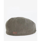 Barbour Beaufort Mens Waterproof Flat Cap - Dark Olive - William Powell