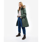 Barbour Belgrave Ladies Waterproof Jacket - Alchemy Green - William Powell