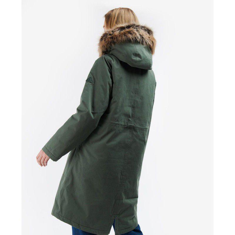 Barbour Belgrave Ladies Waterproof Jacket - Alchemy Green - William Powell