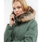 Barbour Belgrave Ladies Waterproof Jacket - Alchemy Green - William Powell