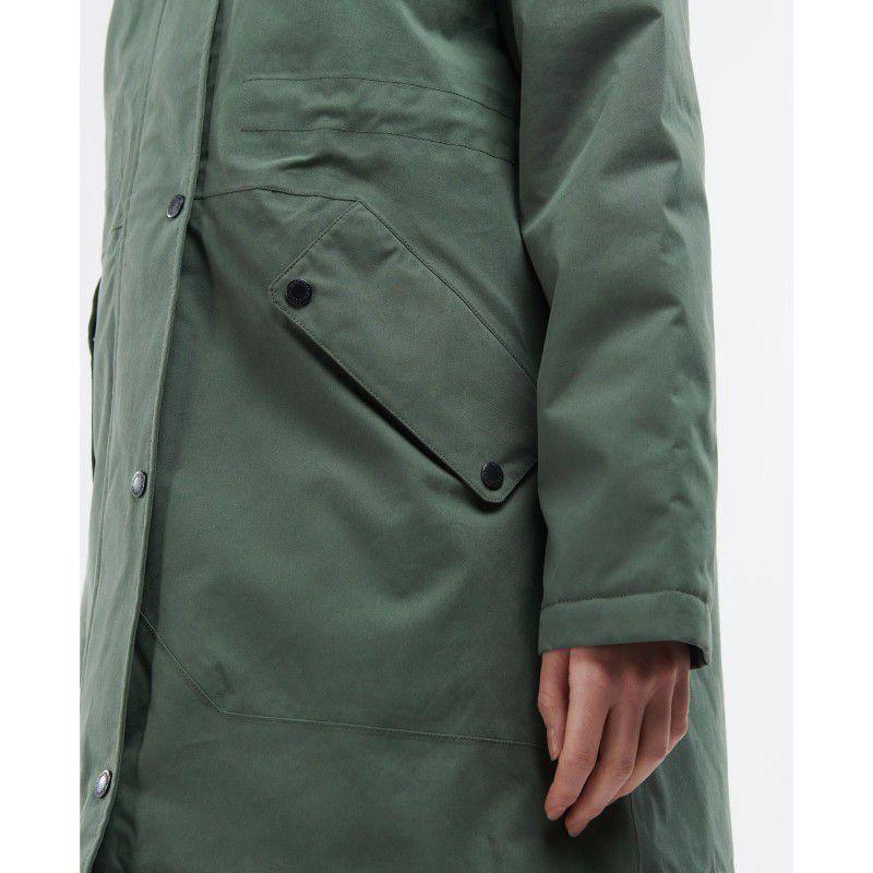 Barbour Belgrave Ladies Waterproof Jacket - Alchemy Green - William Powell