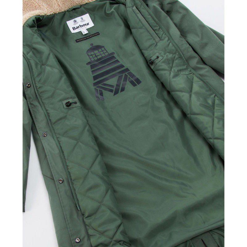 Barbour Belgrave Ladies Waterproof Jacket - Alchemy Green - William Powell