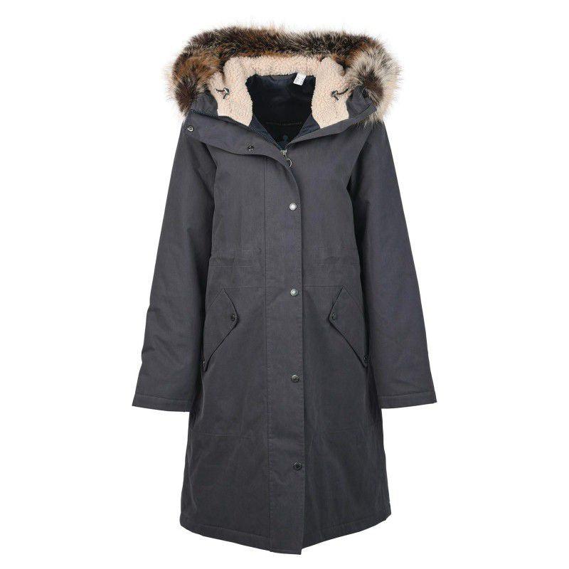 Barbour Belgrave Ladies Waterproof Jacket - Dark Navy - William Powell