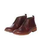 Barbour Benwell Leather Boot - Mahogany - William Powell