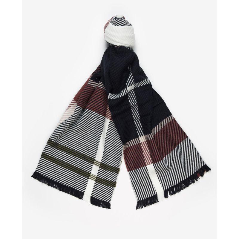 Barbour Blair Ladies Tartan Scarf - Midnight Berry - William Powell