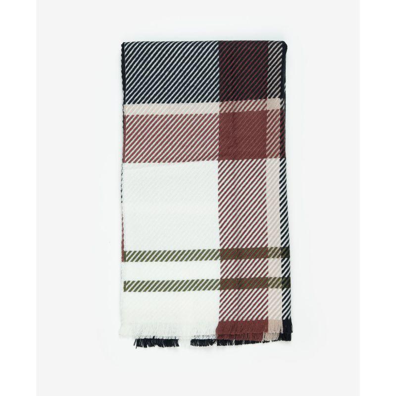 Barbour Blair Ladies Tartan Scarf - Midnight Berry - William Powell