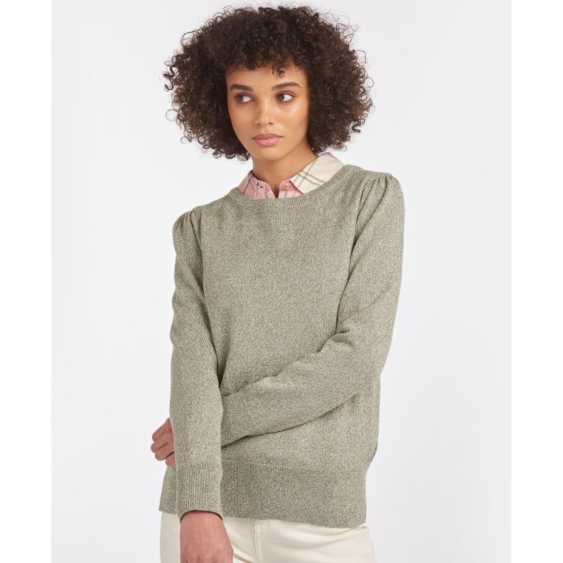 Barbour Bowland Ladies Knit - Bayleaf - William Powell