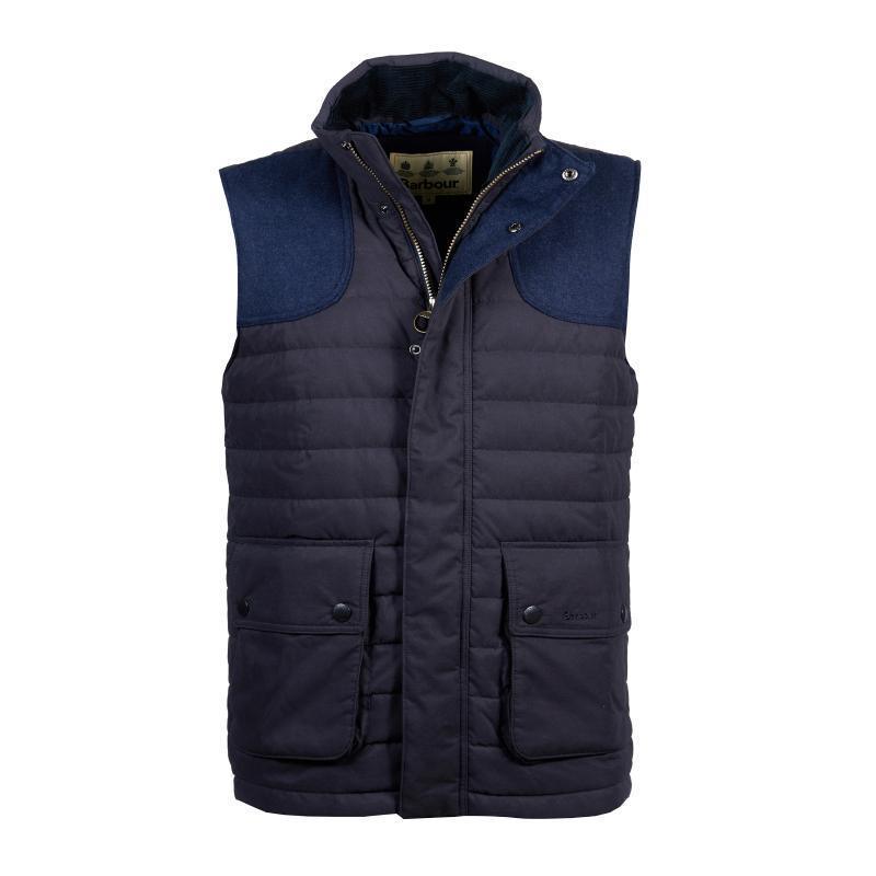 Barbour Bradford Mens Gilet - Navy - William Powell