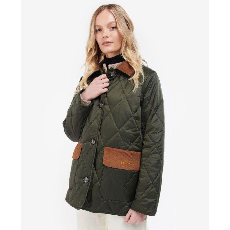 Barbour Bragar Ladies Quilted Jacket - Sage/Ancient - William Powell