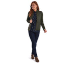 Barbour Brecon Duck Print Ladies Shirt - Navy - William Powell