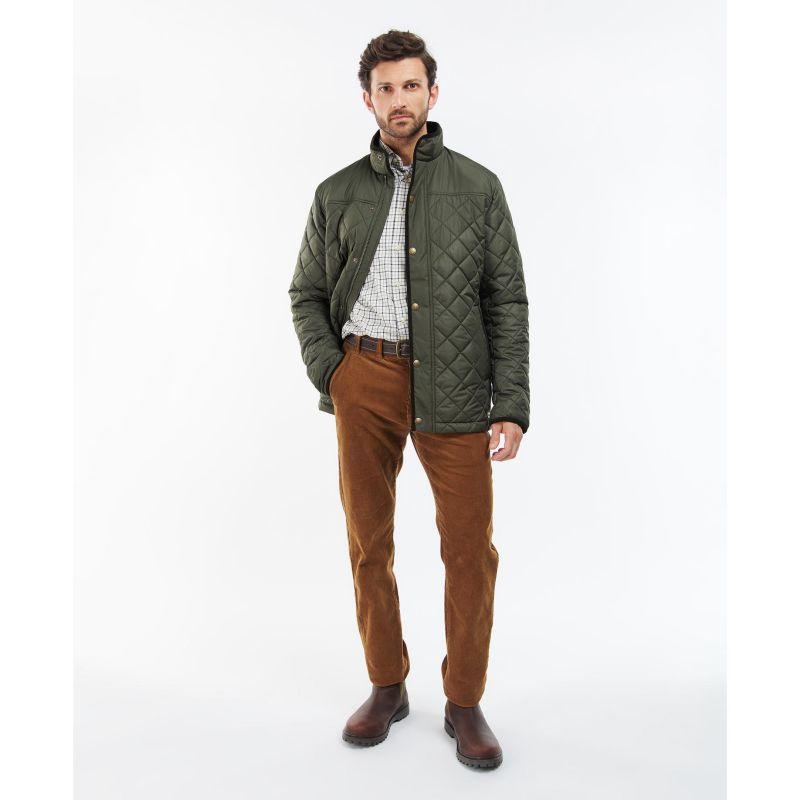 Barbour Brendon Mens Quilted Jacket - Forest - William Powell