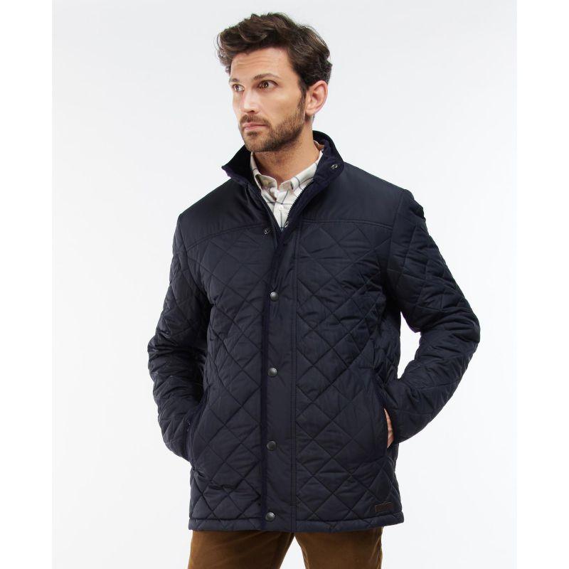 Barbour Brendon Mens Quilted Jacket - Navy - William Powell