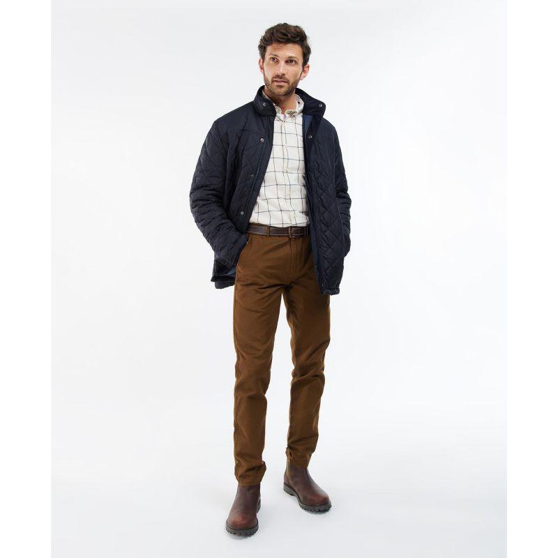 Barbour Brendon Mens Quilted Jacket - Navy - William Powell