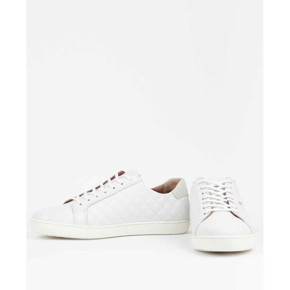 Barbour Bridget Ladies Trainers - White - William Powell