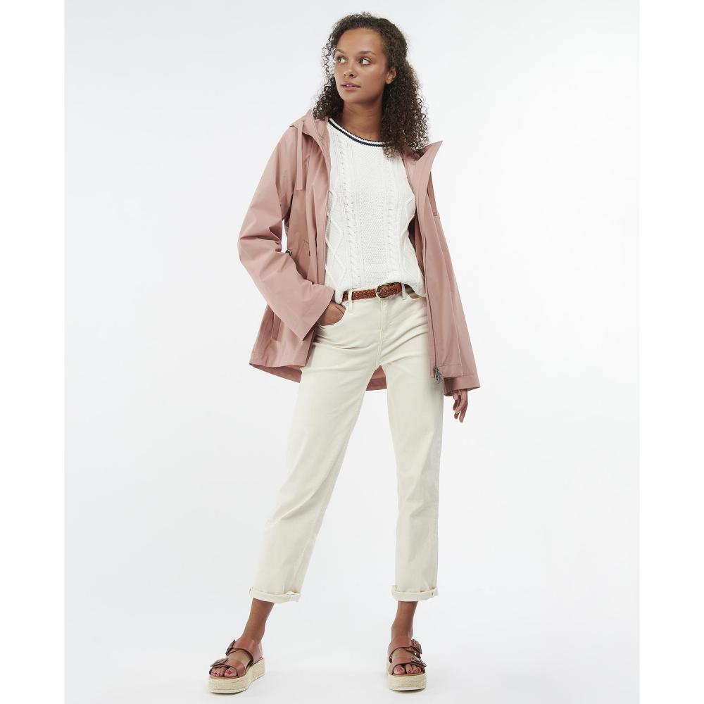 Barbour Budle Waterproof Ladies Jacket - Soft Coral - William Powell